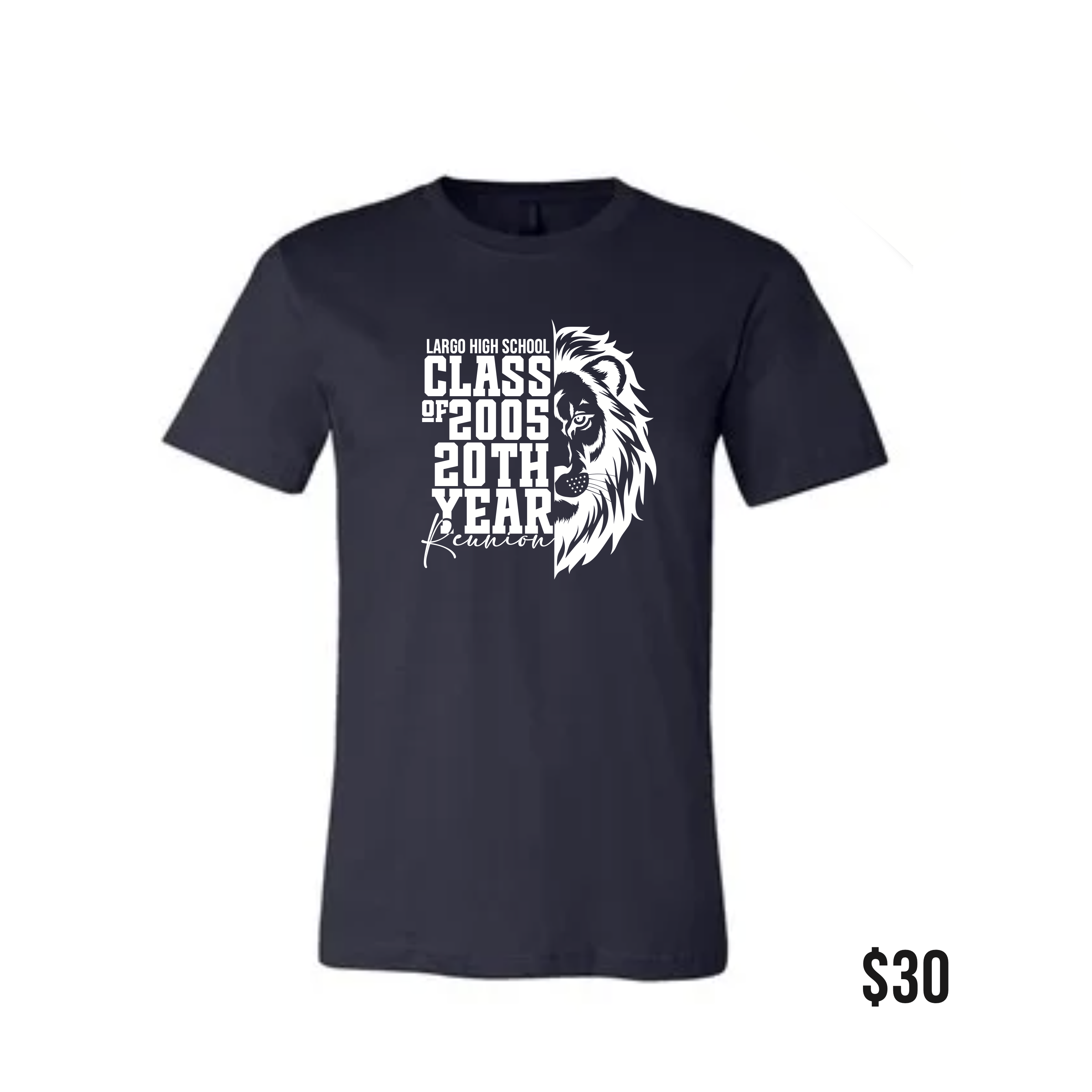 (Pre Order) LHS 20th Reunion T-Shirt- Navy